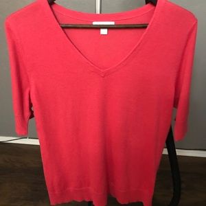 Short sleeve dress sweater